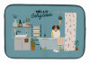 Dog in Bathtub Dish Drying Mat - S000213B001695P020163V014