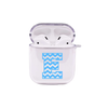 Chevron Initial Airpod Protective Clear Case By Pink Box - PinkBox-25-154