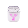 Chevron Initial Airpod Protective Clear Case By Pink Box - PinkBox-25-215
