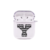 Chevron Initial Airpod Protective Clear Case By Pink Box - PinkBox-25-213