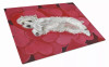 Dog Art Glass Cutting Board Large