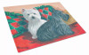 Dog Art Glass Cutting Board Large