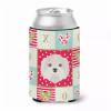 Patchwork Love with Dog Face Can or Bottle Hugger - S000213B001695P007004V000