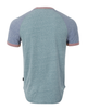 ZIMEGO Men's Short Sleeve Classic Retro Contrast Raglan Ringer T-Shirt - ZGSS154R-GRN-NAV-M