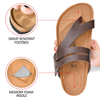Aerothotic Kaizen Split Toe Comfortable Slides for Women - S001604B002641P000087V015