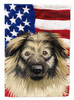 American Flag with Dog Artwork Flag Garden Size - CK6587GF