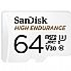 SanDisk High Endurance MicroSDXC, 64GB, U3, V30, C10, Full HD recording, with Adapter