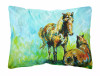 Animal Painting Print Canvas Fabric Decorative Pillow - MW1126PW1216