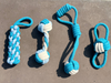 Handmade Sustainable Rope Toys 4 Pc Set, Rope Chew Toys - CSCORD265