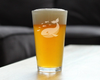 Cute Whale Pint Glass for Beer - Ocean Beach Gifts and Decor