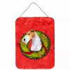Christmas Wreath Design with Dog Wall or Door Hanging Prints - S000213B001695P028687V000