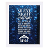 Framed Art Silent Night Holy Night