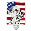 USA American Flag with Dog Ceramic Night Light - SS4018CNL