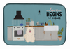 Dog Kitchen Scene Dish Drying Mat - S000213B001695P020170V009