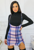 Plaid Enough Techno Crepe Print Dress