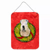 Christmas Wreath Design with Dog Wall or Door Hanging Prints - S000213B001695P028697V000
