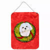 Christmas Wreath Design with Dog Wall or Door Hanging Prints - S000213B001695P028691V000