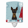 Winter Holiday Design with Dog Ceramic Night Light - S000213B001695P099129V000