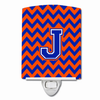 Letter Chevron Ceramic Night Light - CJ1044-JCNL