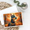 Doberman Pinscher Fall Greeting Cards Pack of 8