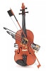 Orange Vintage Violin Model