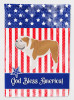 USA Patriotic Dog Breed Themed Flag Canvas - BB3362CHF