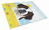 Summer Dog Art Glass Cutting Board Large - S000213B001695P061349V022