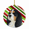 Dog and Christmas Candy Ceramic Ornament - S000213B001695P028143V016