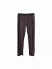 Kelly Suede Leggings with PU-Leather insert - T3231BLATL7