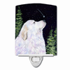 Starry Night Dog Art Ceramic Night Light - S000213B001695P103811V000