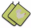 Bird on Pair of Pot Holders - S000213B001695P092244V009