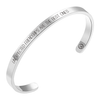 Pink Box Stack-able Inspirational Cuff Bracelet - PinkBox3-8303