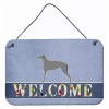 Welcome Sign with Dog Wall or Door Hanging Prints - BB5500DS812