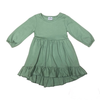 Ruffle Dress (Olive Green) - B003153P001139V000