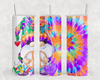 Tie Dye Gnome|Skinny Tumbler|Optional Bluetooth Speaker| Speaker Color Varies