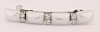 Pearl Stone & Swarovski Crystal Automatic Barrette - 4322-02 Pearl Stone & Swarovski Crystal Automatic Barrette - 4322-02