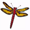 Dragonfly Wall Plaque with LED Bulbs 19"H Metal