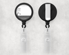 Gray Horse 1" Retractable Badge Reel