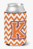 Monogram Letter Chevron Can or Bottle Hugger - CJ1062-KCC