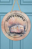 Home Decor Happy Camper Wall Sign Door Hanger