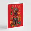 Wirehaired Pointing Griffon Holiday Christmas Greeting Cards Pack of 8