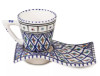 Wave Mugs and Coaster plates - A1-OJFN-99CO