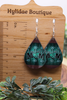 Football Mom || Teardrop Dangle Earrings