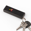 Led Stun Gun Keychain 120 Decibal Alarm - Recharge Black