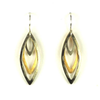 Layered Open Spear Shapes Earrings