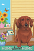 Dachshund Red - Tomoyo Pitcher Home Sweet Home Outdoor Flag - S001917B002771P000727V002