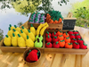 Handmade Fruit and Vegetable Rope Toys, Macrame Toys - CSCORD142