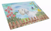 Spring Dog Print Glass Cutting Board Large - S000213B001695P000879V032