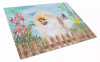 Spring Dog Print Glass Cutting Board Large - S000213B001695P000879V030