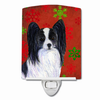Snowflakes Holiday Dog Art Ceramic Night Light - SS4712CNL